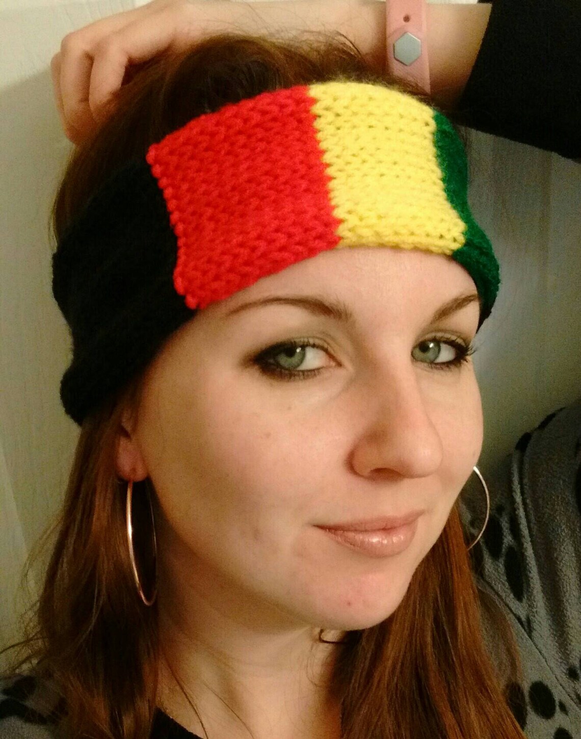 Keith Richards Inspired Rasta Striped Headband Etsy