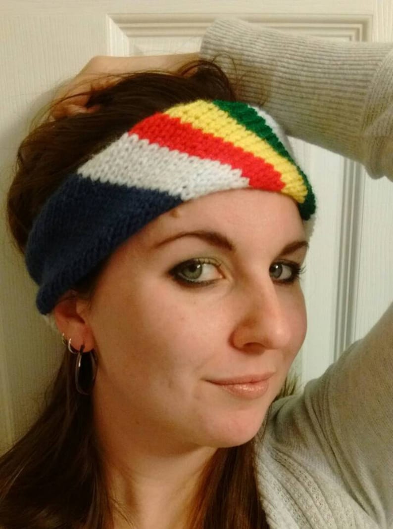 Keith Richards Inspired Rasta Striped Headband Etsy