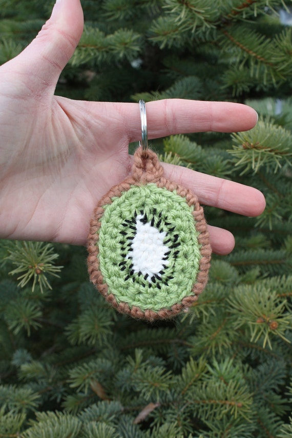 Download Items similar to CROCHET PATTERN - Kiwi Keychain ...