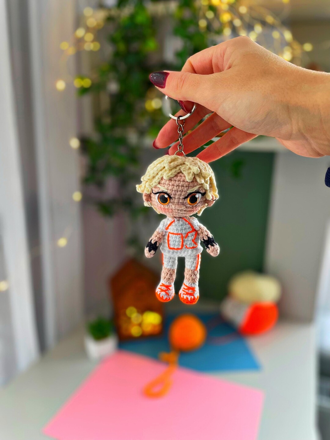 Andrew Minyard Crochet Amigurumi, Keychain All for the Game (AFTG) - Etsy