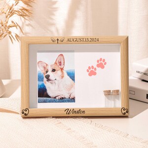 Engraved Pet Memorial, Picture Frames, Pet Loss Sympathy Frame, Wooden Pet Loss Photo Frame, Pet Memorial Gift, Gift for Dog Mum