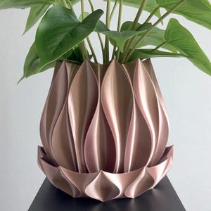 3D Printed Planter Pot: Modern Indoor Plant Pot