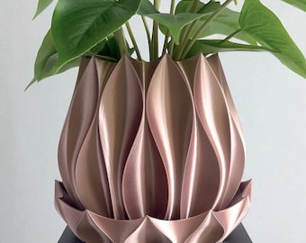 3D-geprinte bloempot: moderne bloempot voor binnen