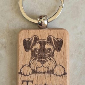 Personalized Dog Keychain