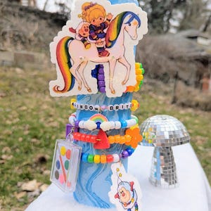Rainbow Girl kandi-armbandset NOT AUTHENTIEK