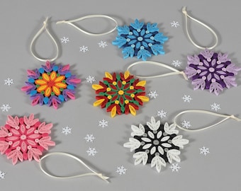 Paper Quilled Snowflake Ornament – Handmade Christmas Decoration