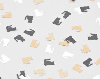 Cat Confetti: 120 pcs Handmade
