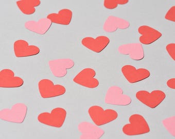 Heart Confetti: 100 pcs Handmade