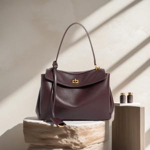Handmade Leather Bag, Shoulder Bag, Crossbody Bag, Tote Large Luxury Leather Bag,Thanksgiving Gifts