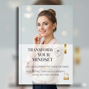 Self-Development Guide | Reprogram Mindset for Success PDF | Personal Growth | Digital Download | Self Help for Women
