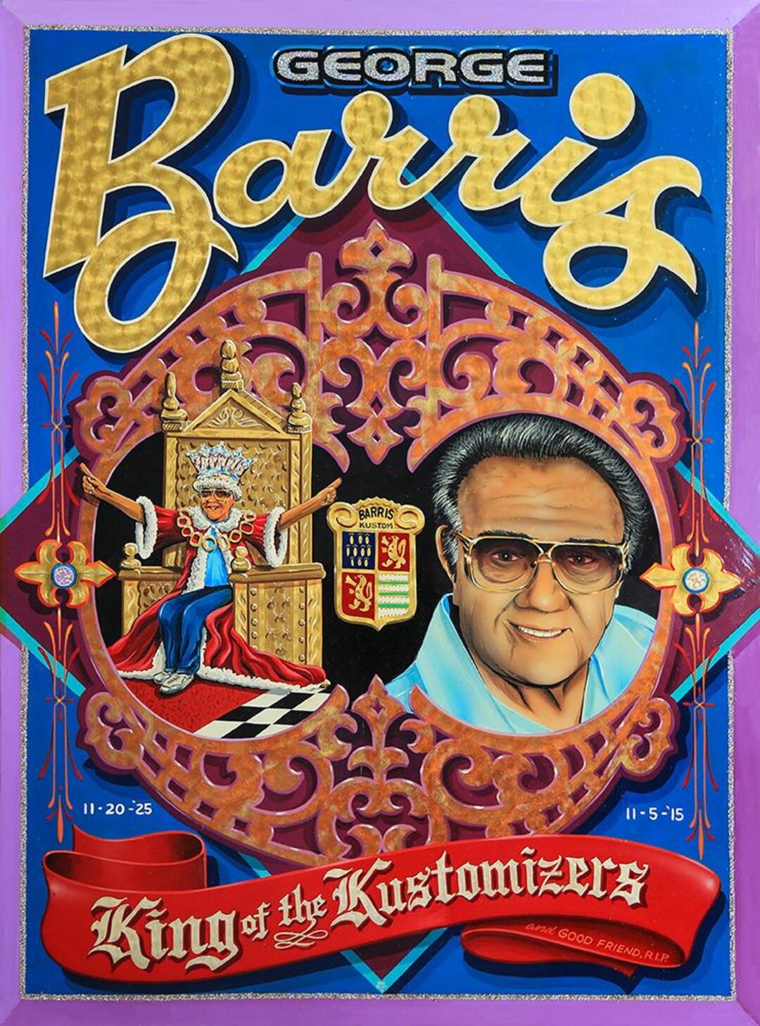 George Barris the King of Kustomizers Art Print by Bob Bond - Etsy