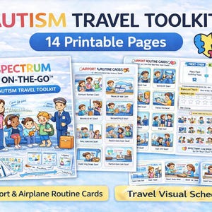 Zestaw narzędzi dla osób z autyzmem: wizualny harmonogram, historia społeczna, tablica „Najpierw potem” (do pobrania w wersji cyfrowej)