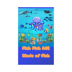 Druckbare Fische Ausmalseiten für Kinder – Ocean Theme Vorschulaktivitätsbuch
