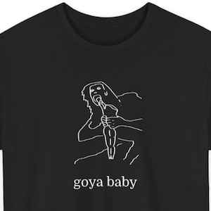 Goya Baby T-Shirt | Unisex Heavy Cotton Tee | Graphic T Shirt | Art T Shirt | Black T Shirt | Classical Art | Saturn Devouring His Son