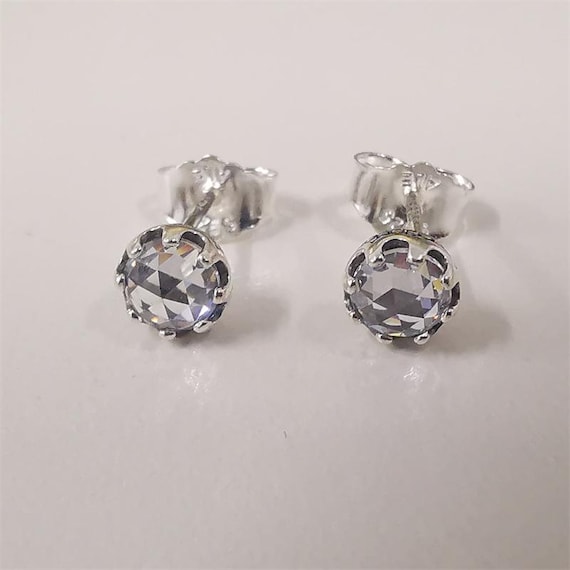 Buy Pandora Sterling Silver Clear Sparkling Crown Stud Earrings