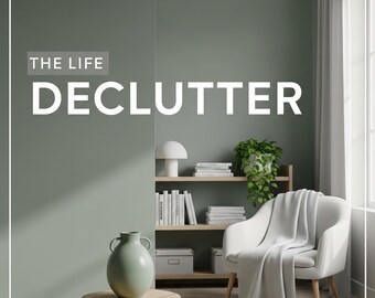 The Life Declutter | Home Organiztion Guide PDF | Room by Room Decluttering Checklist