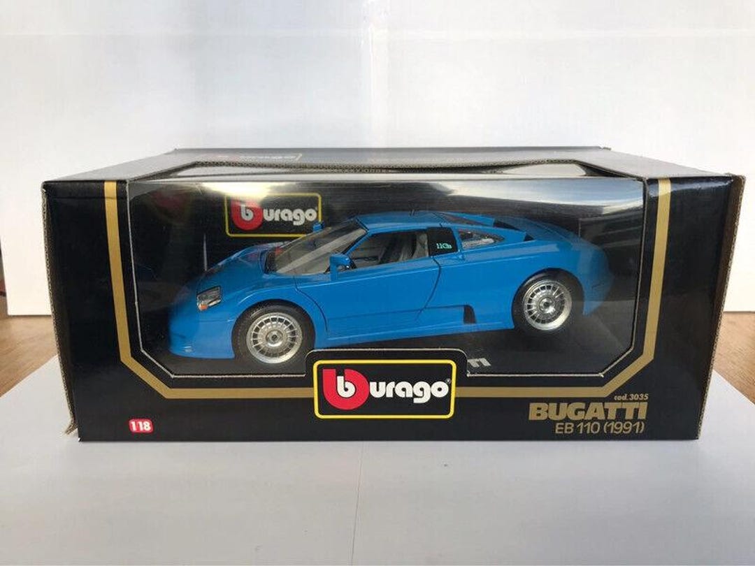 Bugatti EB110 1991 Bburago 1:18 NEW WITH BOX - Etsy