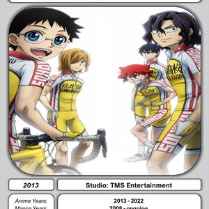 Affiches et cartes d'anime ! Plus de 300 dessins animés en trois tailles différentes ! Idéal pour les impressions murales, les cartes de collection et les fichiers sources numériques pour le bricolage !