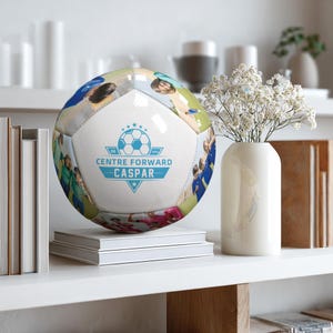 Customized photo Soccer with Name, Birthday gifts for soccer enthusiasts, Anniversary gift for my boyfriend