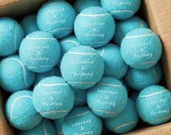 Custom Branded Tennis Balls with Company Logo, Tennis Team Gifts
