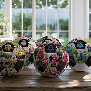 Customized photo Soccer, personalized logo footballs, Soccer gifts for coach, Birthday gifts for football enthusiasts