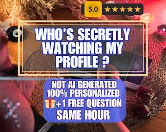 Who’s Secretly Watching Me? Psychic Tarot Reading – Hidden Feelings, Secret Admirer, Social Media Energy – Same Hour Tarot Reading