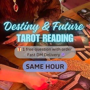 Lectura de Tarot del Destino y el Futuro a la misma hora – Tirada de 5 cartas – Guía espiritual – Descarga digital instantánea – Perspectiva personalizada