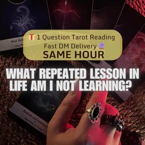 ¿Qué lección repetida en la vida no estoy aprendiendo? Lectura de Tarot – Tirada de 5 Cartas – Descarga Digital Personalizada