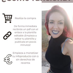 Easy ChatGPT guide for female entrepreneurs in Spanish; ChatGPT for digital business; MRR-PLR resale rights; AI image 8