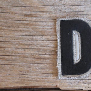 Parche vintage: letra D