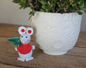 Vintage Christmas Ornament -- Christmas Mouse