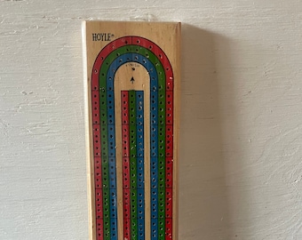 Vintage Hoyle No. 5023 3 Track Cribbage Board // Sealed New Vintage Game // 1970's