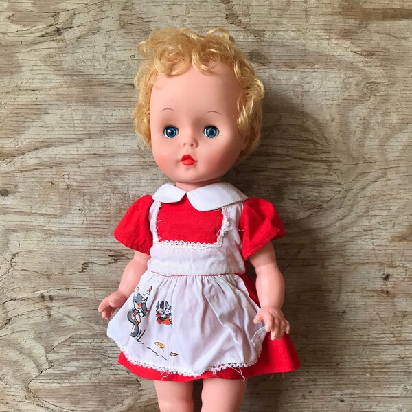 Adorable Vintage 1950's Doll Made in Hong Kong