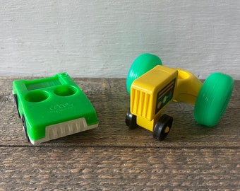 Fisher Price Little People Car or Tractor // You Choose // 1970's Transportation Toy