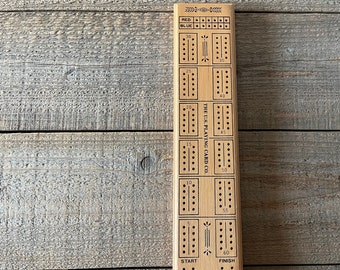 Vintage Cribbage Board // The U.S. Playing Card Co. // Made of Wood