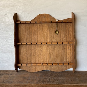 X-Large 30 Spoon Vintage Wooden Spoon Rack // Display for 30 Spoon Collection // Vintage Kitchen