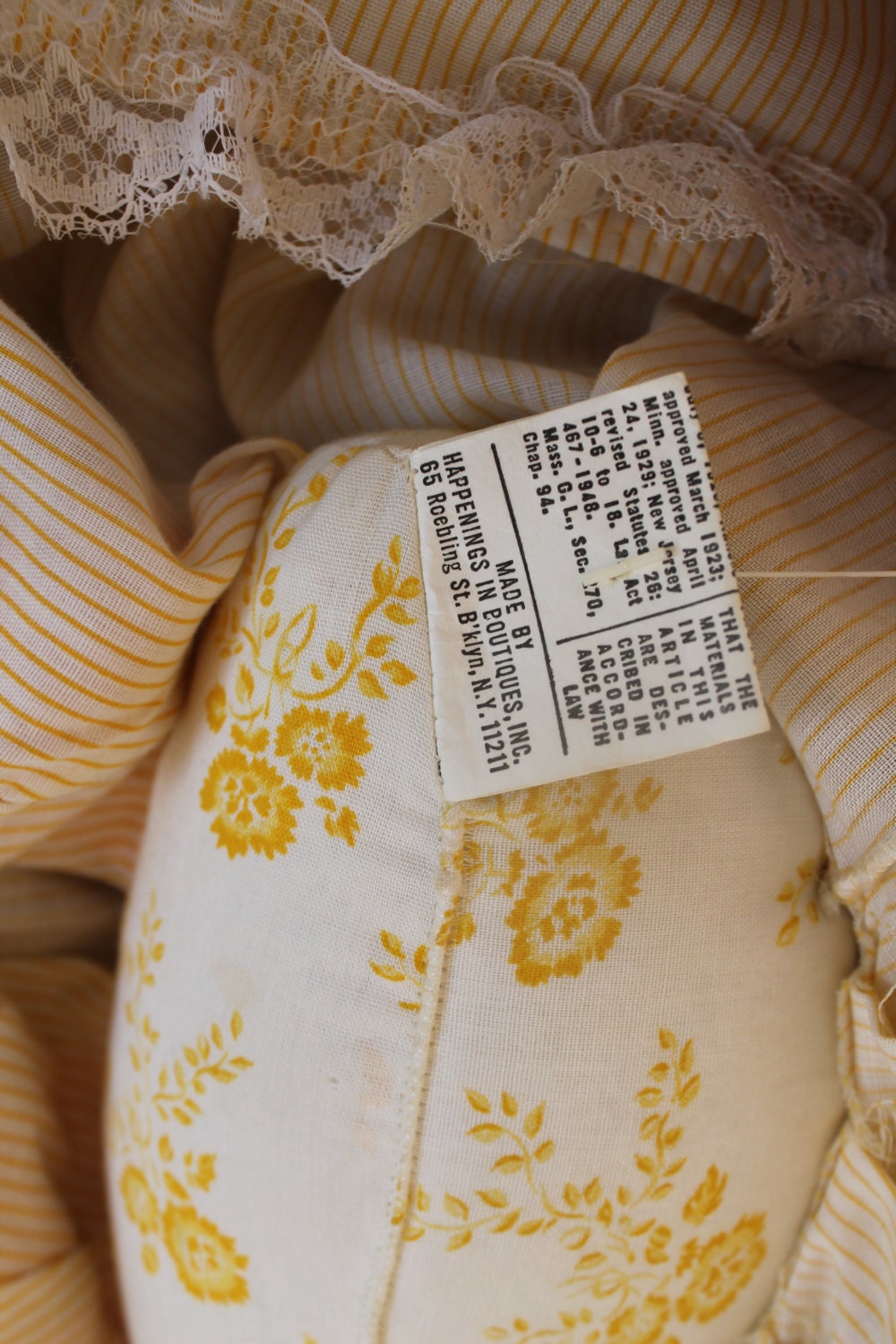 Grande Poupée Vintage Cabbage Style Années 70, Faite Main, 47 Cm