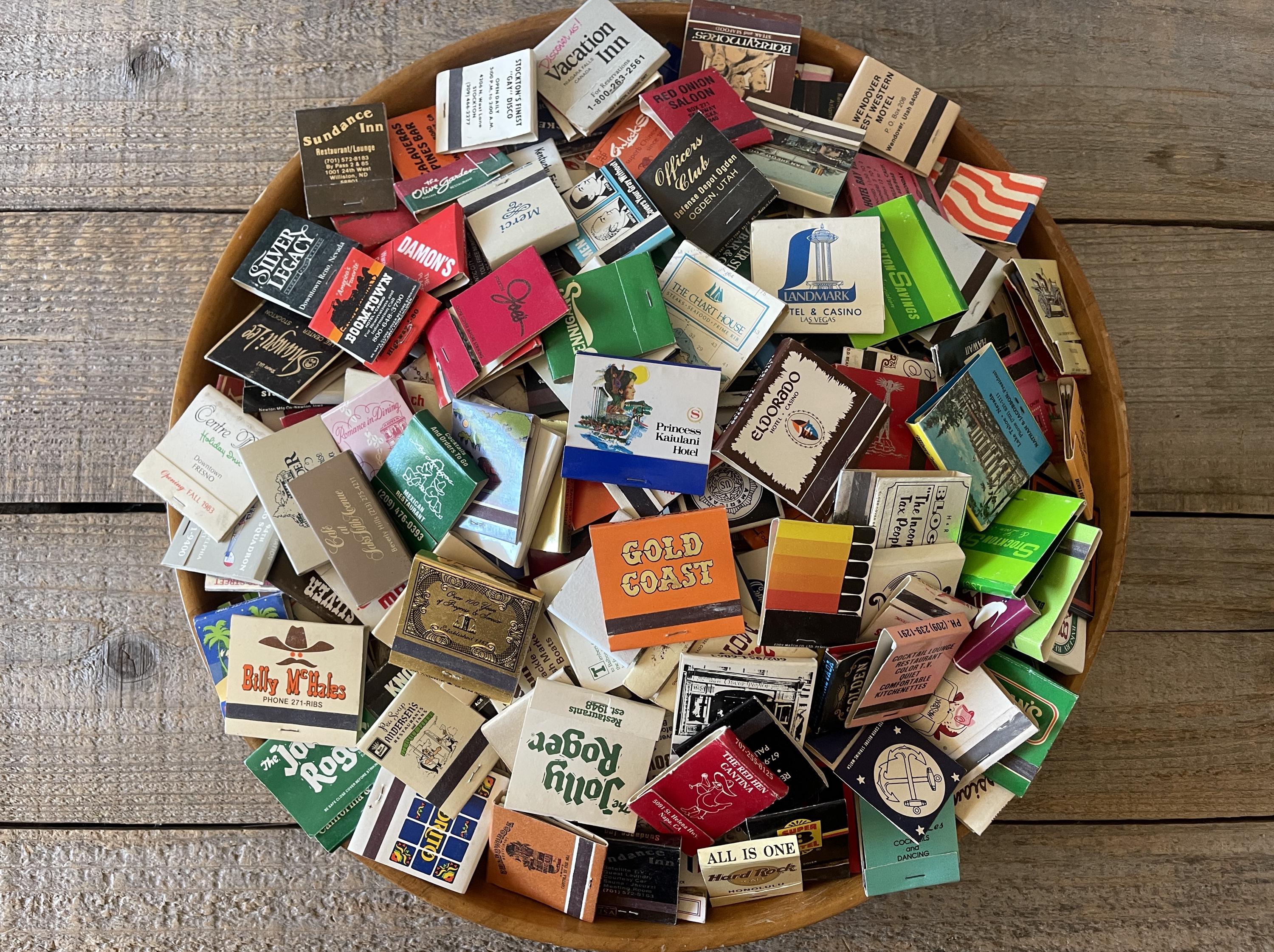 Vintage Matchbook Collection: Eclectic Lot of 10, 20, or 30 - Etsy