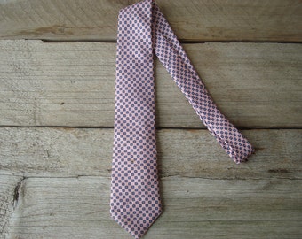 Vintage Silk Tie // Pink & Blue