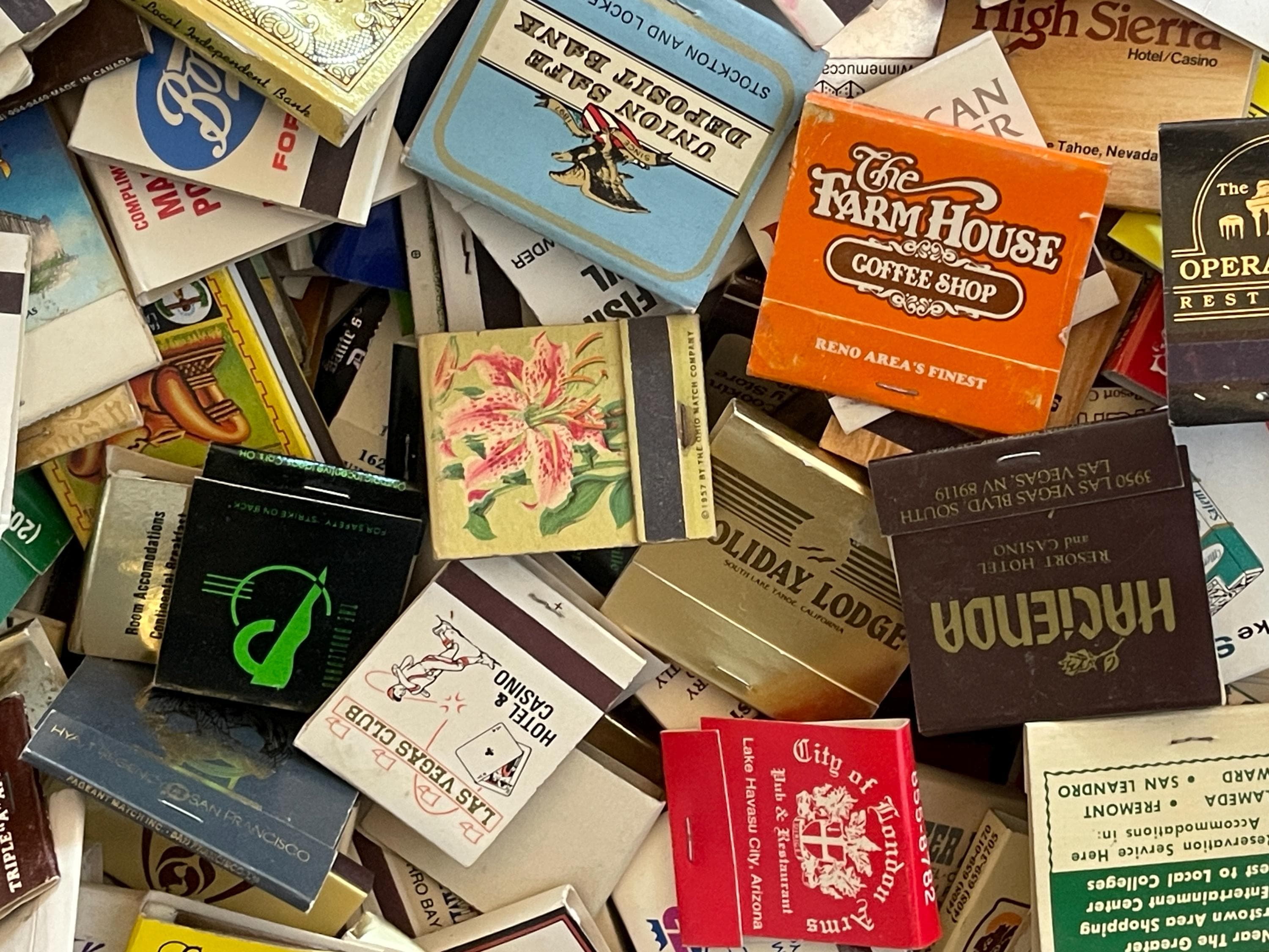 Vintage Matchbook Collection: Eclectic Lot of 10, 20, or 30 - Etsy