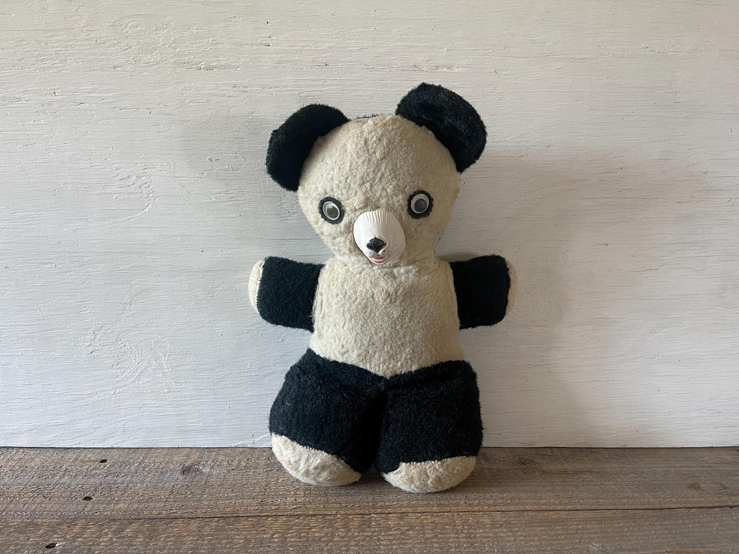 Antique Black & White Panda Bear: 