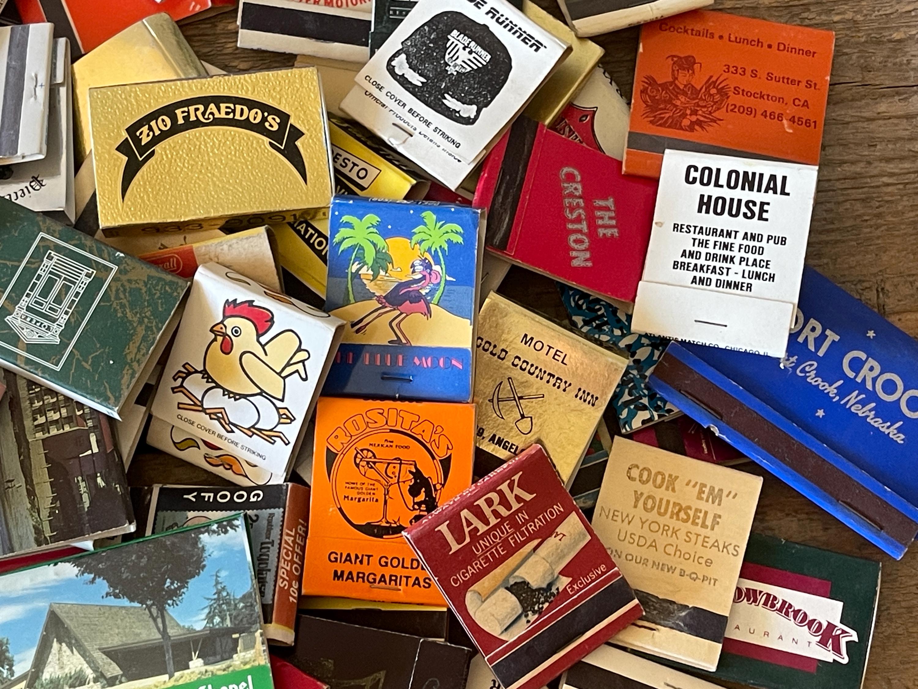 Vintage Matchbook Collection: Eclectic Lot of 10, 20, or 30 - Etsy