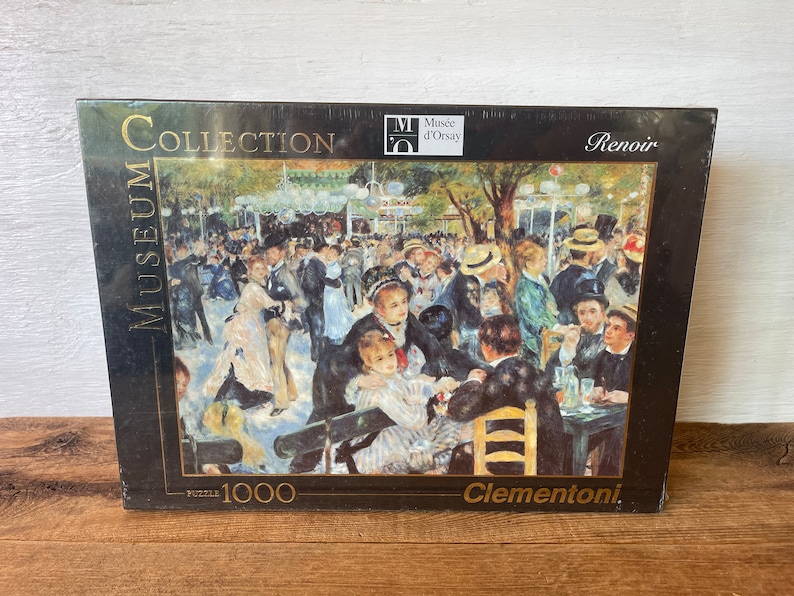 Vintage 1,000 Piece Puzzle // Museum Collection // Clementoni // Unopened, New in Box // Musee d'Orsay image 2