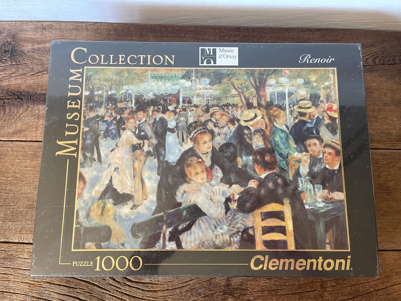 Vintage 1,000 Piece Puzzle // Museum Collection // Clementoni // Unopened, New in Box // Musee d'Orsay image 1