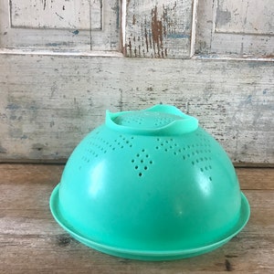 Vintage Jadite Grün Tupperware Sieb