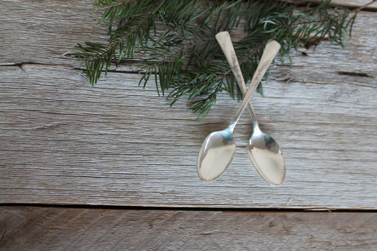 Vintage Silverplate Spoons, Set of 2, Revelation Silver Plate