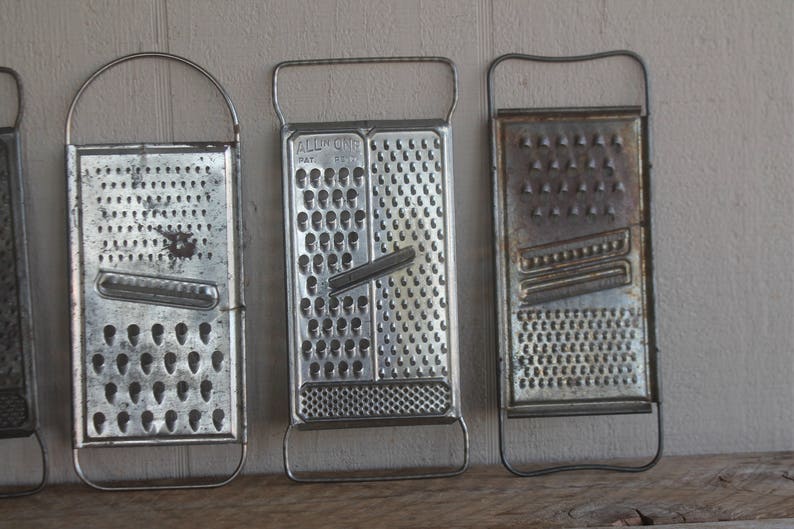 Vintage Cheese Grater // Allinone Cheese Grater // Rustic Etsy