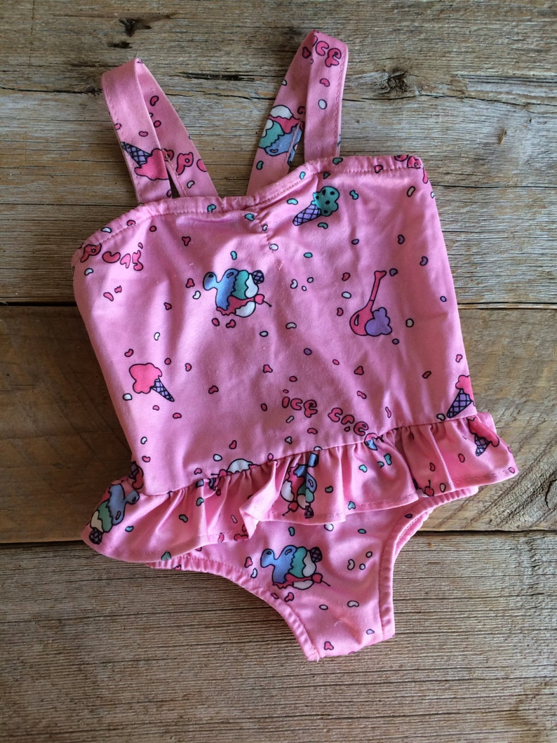 Vintage Baby Girl Beach Babies by Healthtex Swimsuit // Size Etsy