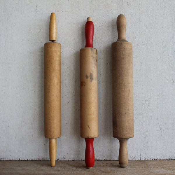 Vintage Wooden Rolling Pin // Your Choice // Farmhouse Kitchen