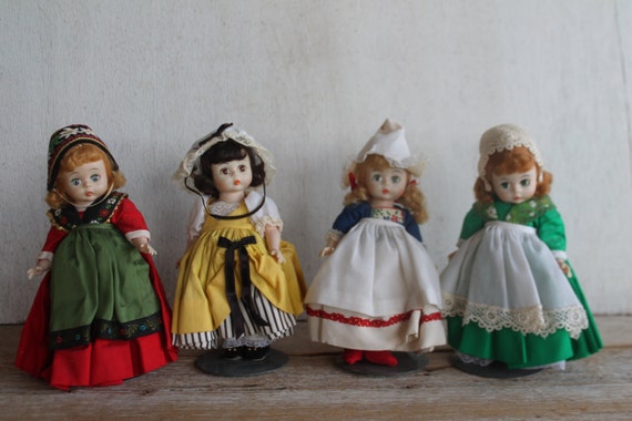 Vintage Madame Alexander France Doll, Yellow Dress, 8 Inch - Etsy